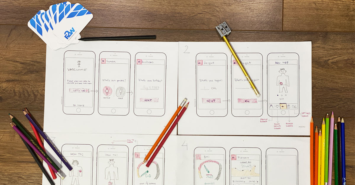 UI/UX Design Sketches and Wireframes from Instagram